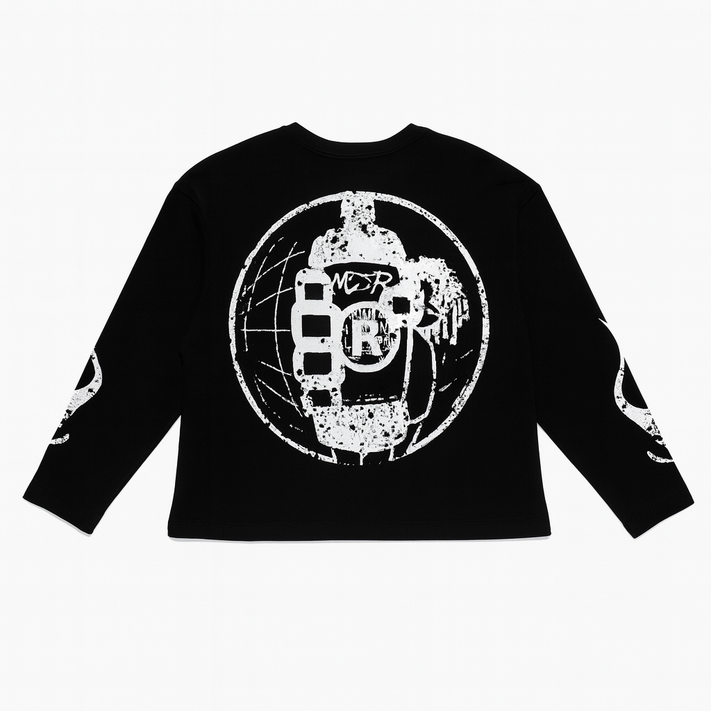 ROCKSTAR WAFFLE KNIT L/S